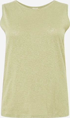 Esprit Curves Top in Green: front