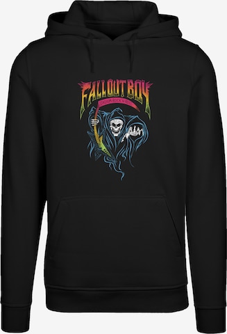 F4NT4STIC Sweatshirt 'Fall Out Boy Rock And Roll Reaper' in Schwarz: predná strana
