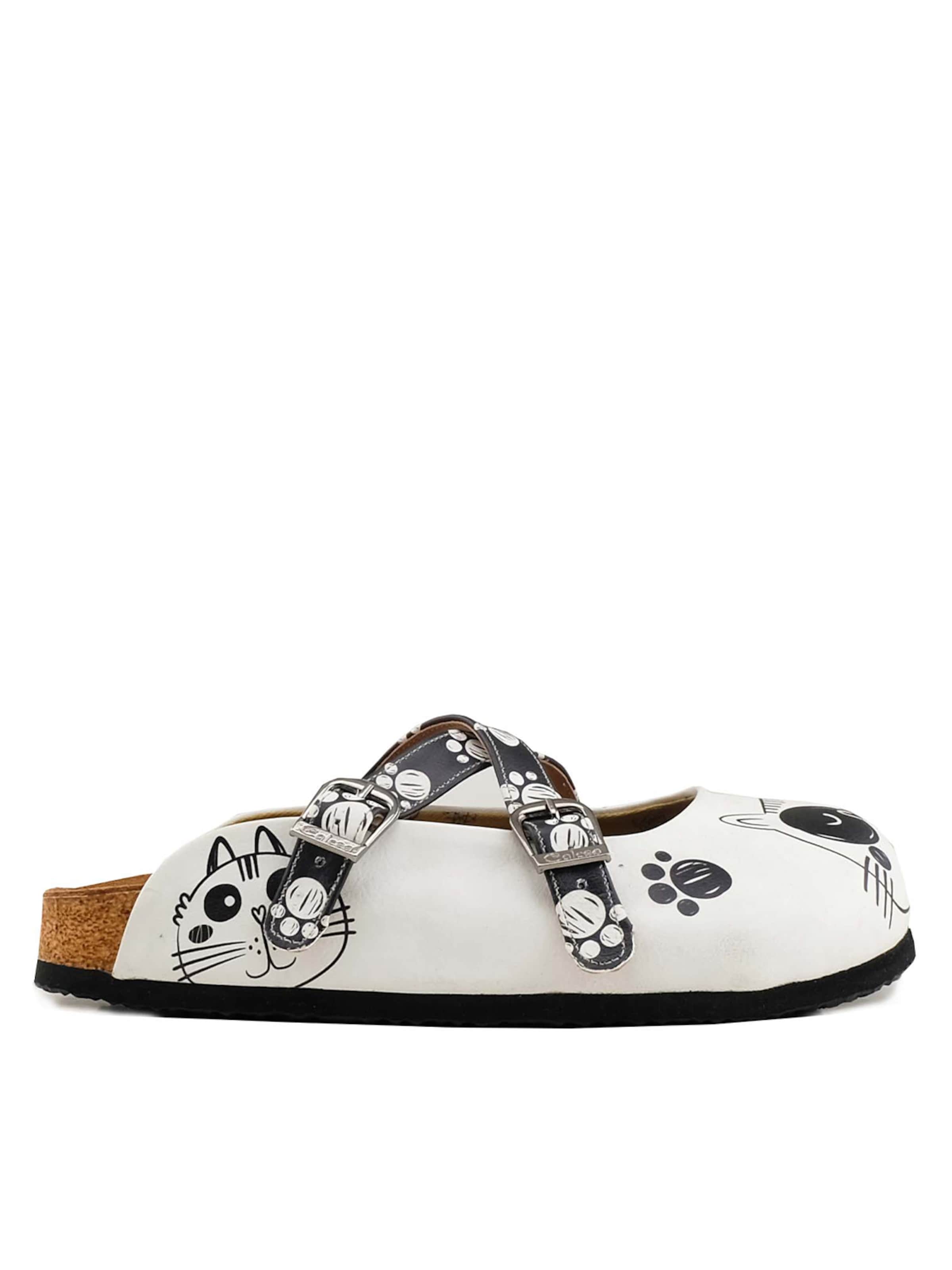 Goby Clogs 'Calceo'‌ in Weiß