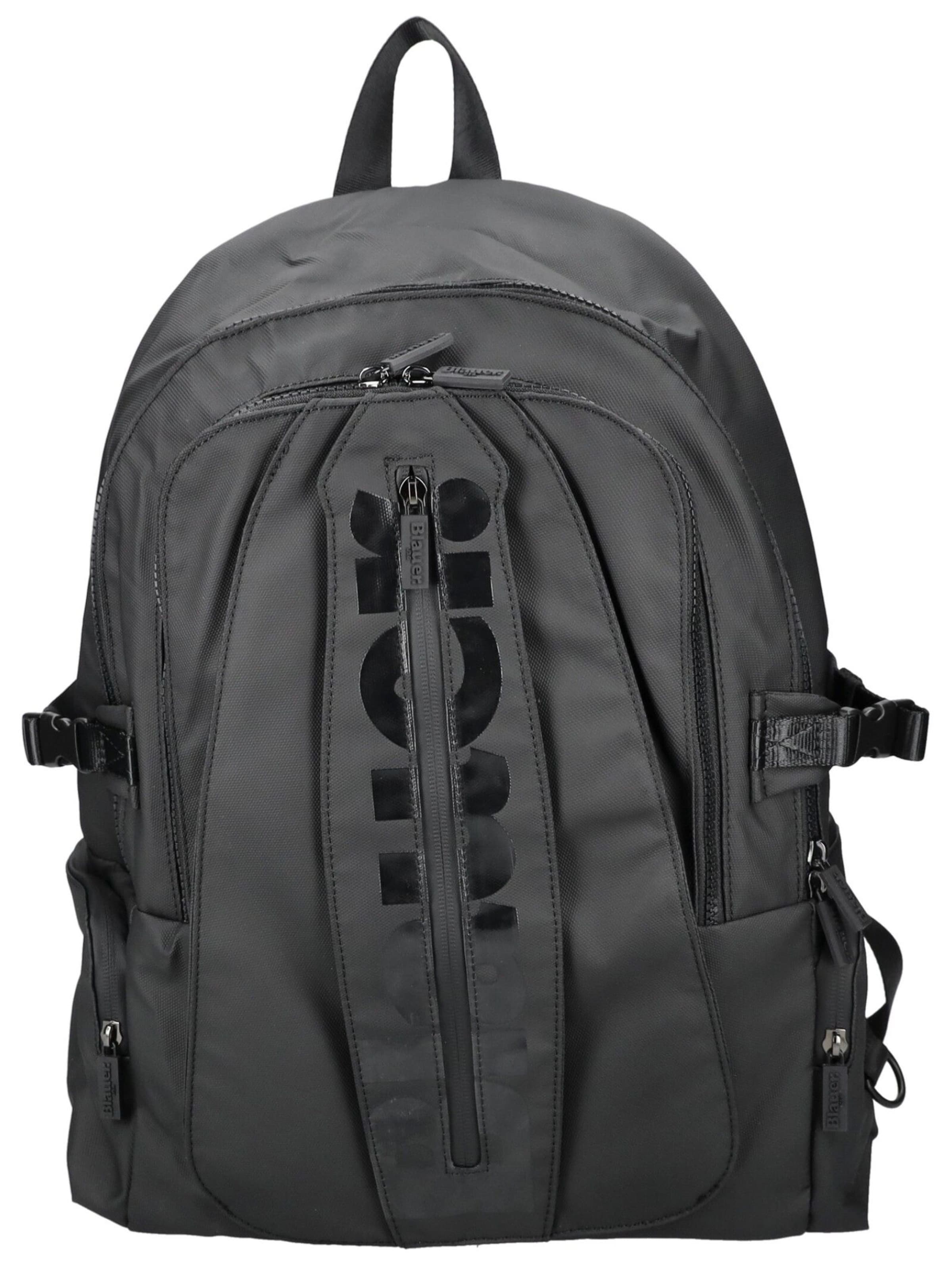 Zaino di Blauer.USA in nero: frontale