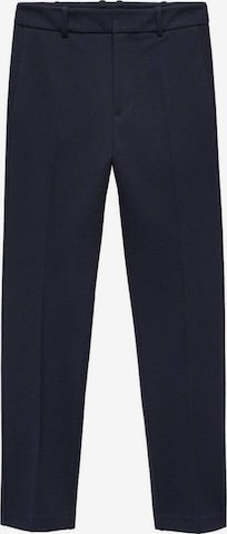 Regular Pantaloni cu dungă 'Paloma' de la MANGO pe albastru: față