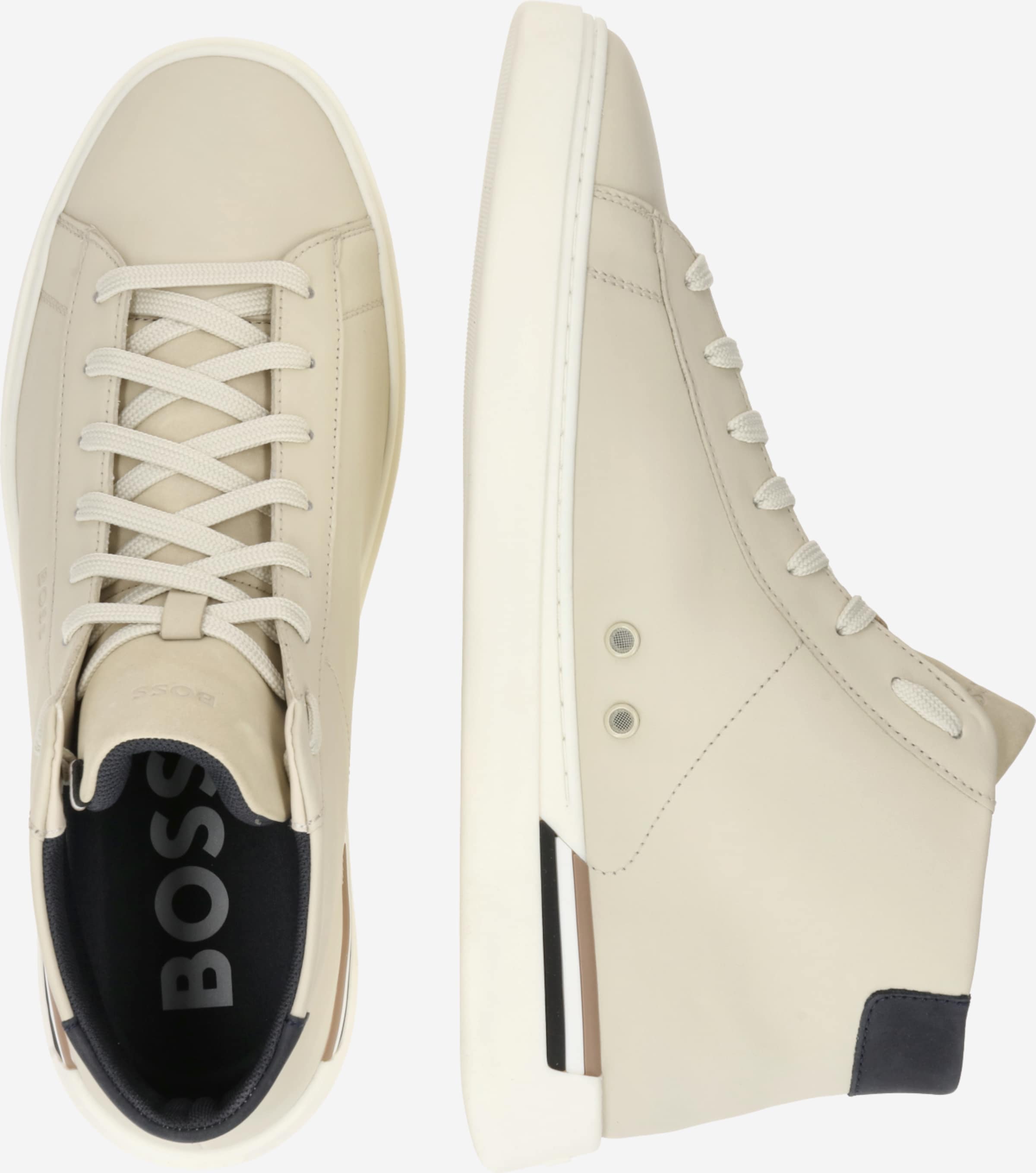 BOSS Black High top trainers Clint in Beige ABOUT YOU