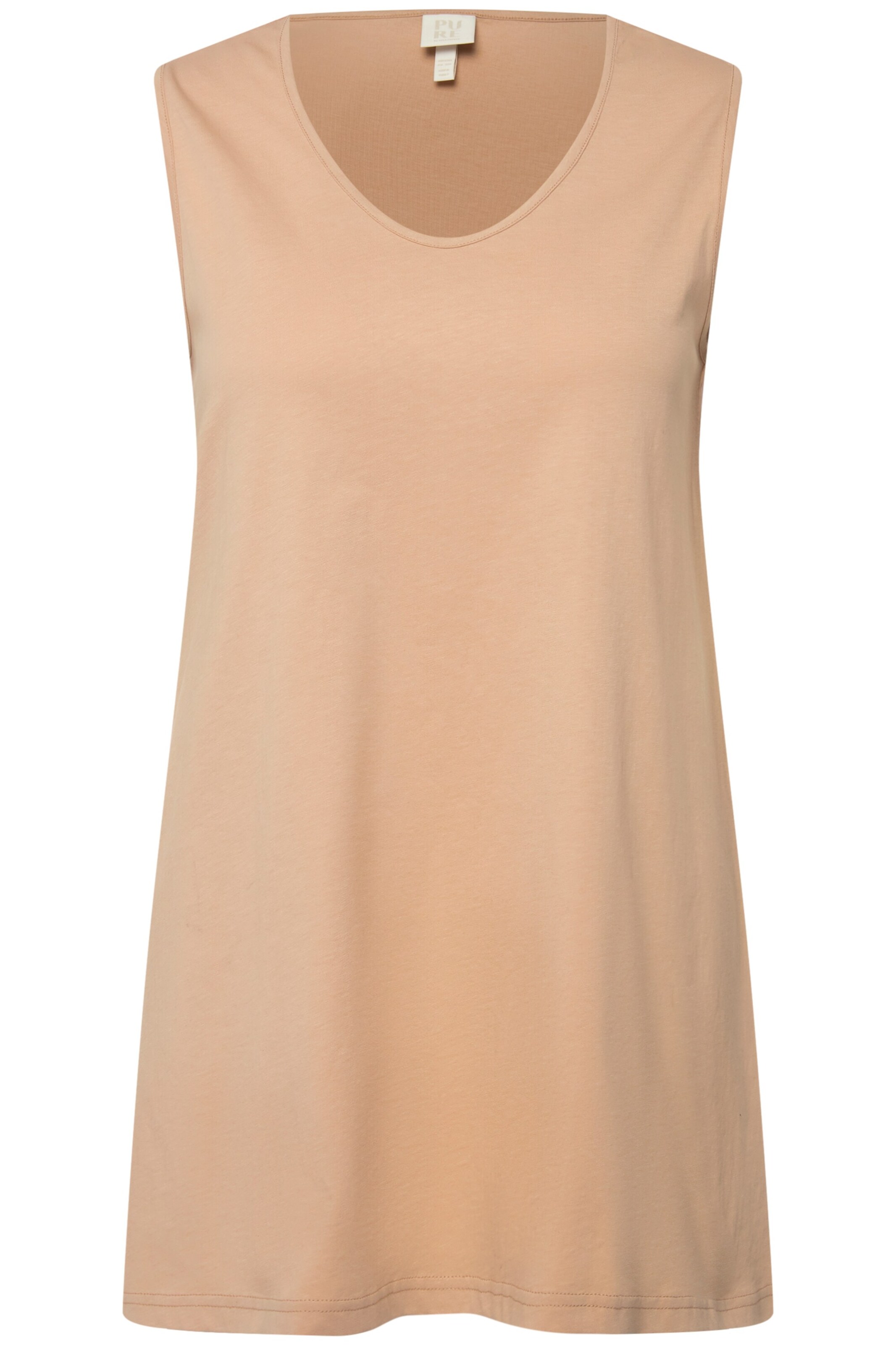 Ulla Popken Shirt in Beige: Vorderseite