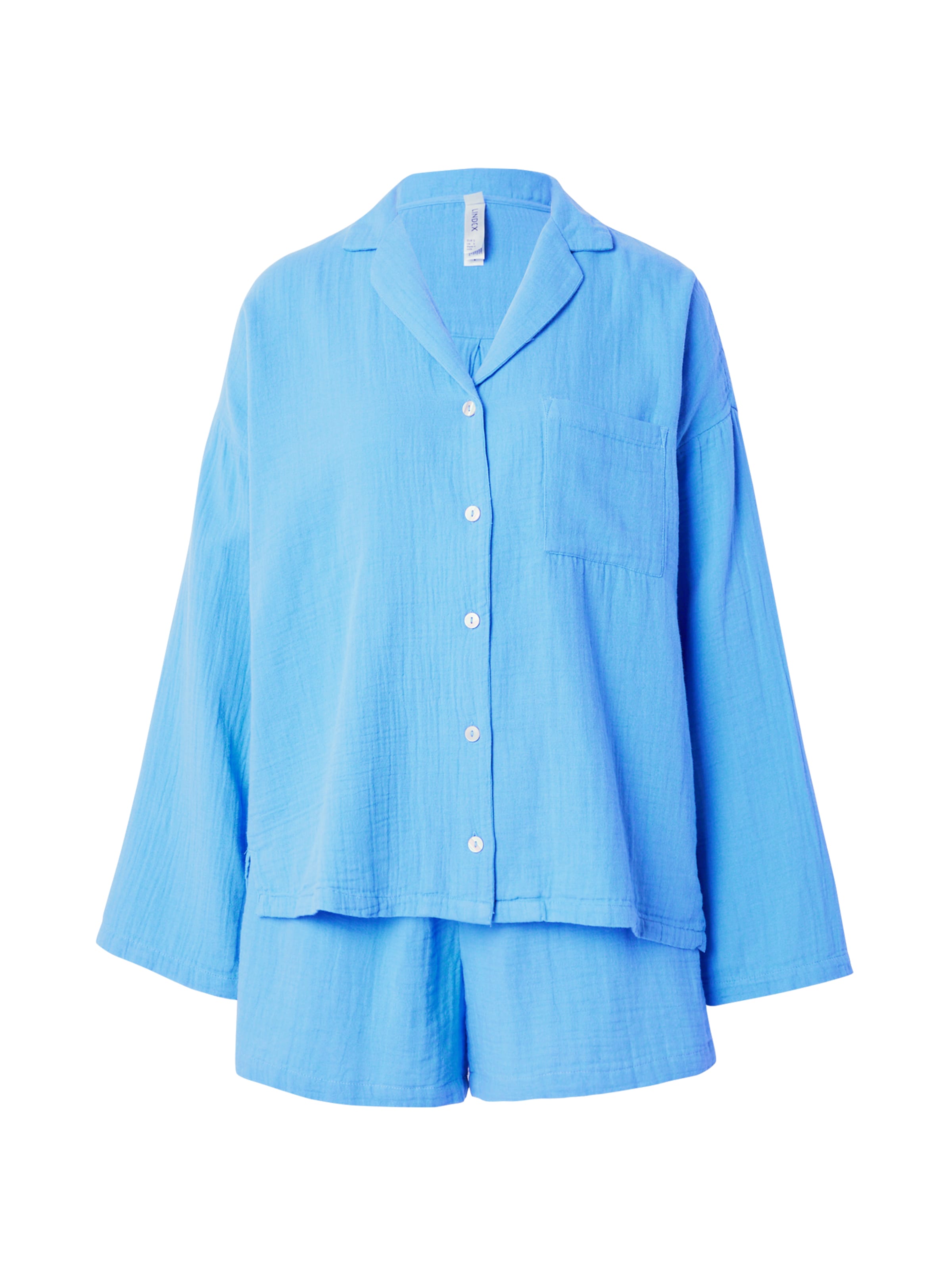 Lindex Pyžamo – modrá: přední strana