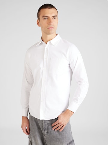 AÉROPOSTALE Regular fit Риза в бяло: отпред