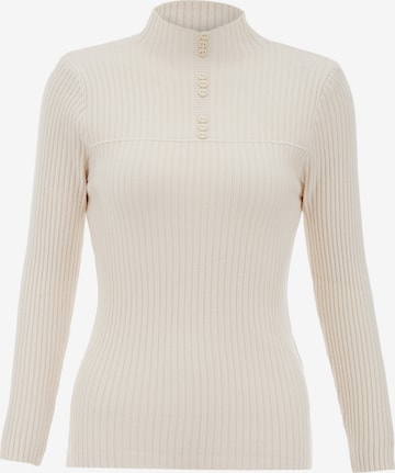 Sidona - Pullover em bege: frente