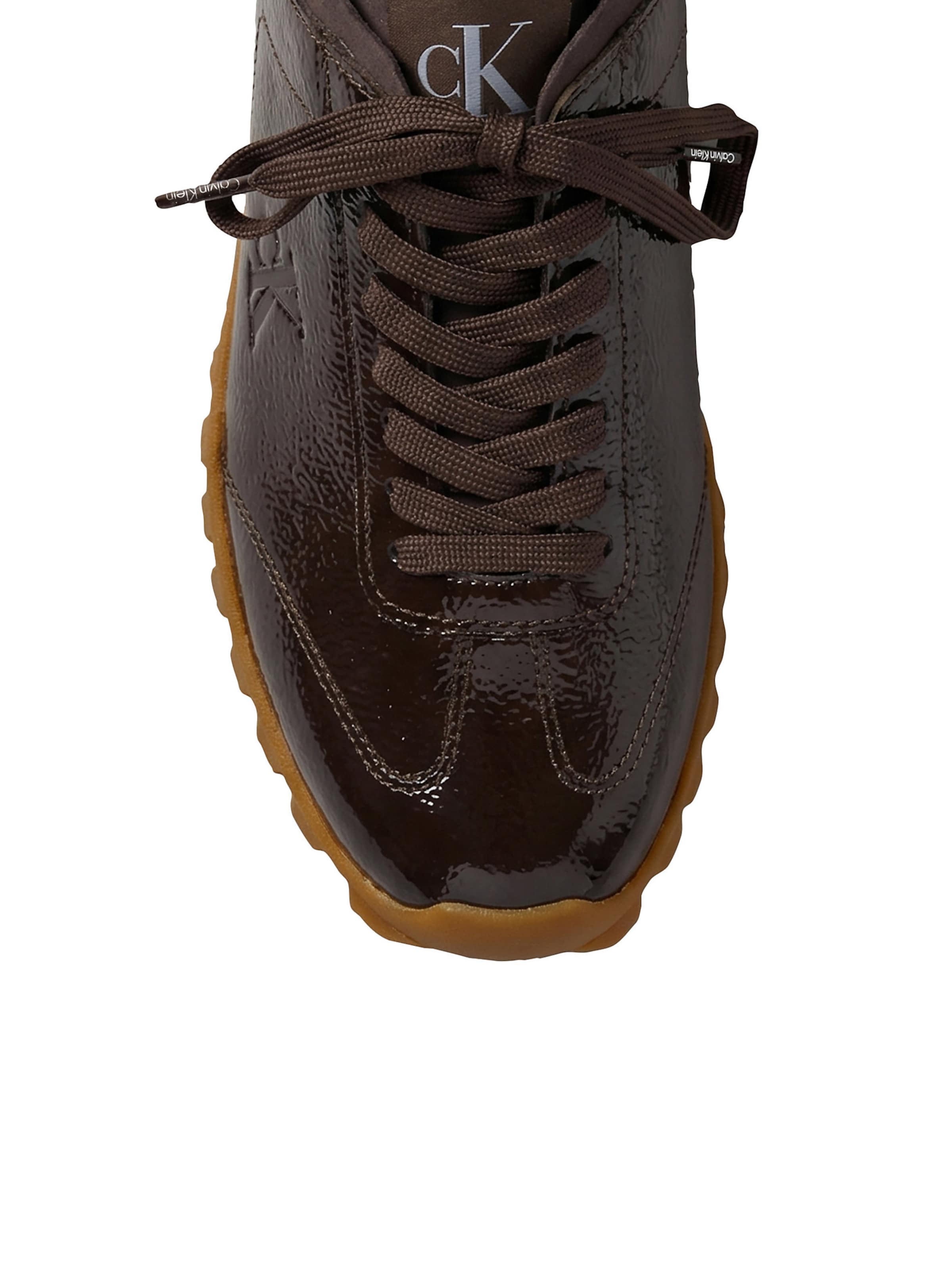 Calvin Klein Platform trainers in Brown