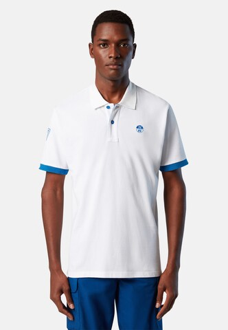 North Sails Poloshirt in Weiß: predná strana