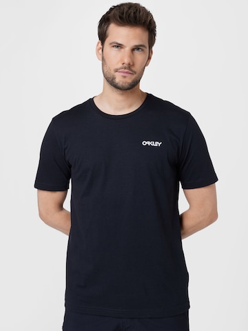 OAKLEY Funkční tričko 'Marble' – černá: přední strana