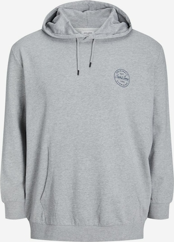 Sweat-shirt 'Shark' Jack & Jones Plus en gris : devant