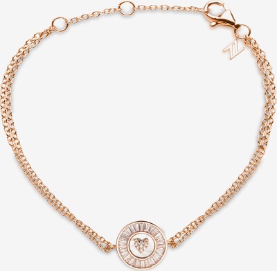 Nana Kay Armband 'Shiny Circles' in rosé / silber, Produktansicht