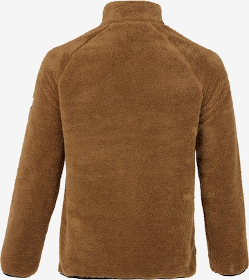 PROTEST Fleece Jacket 'PRTRAMOND' in Brown