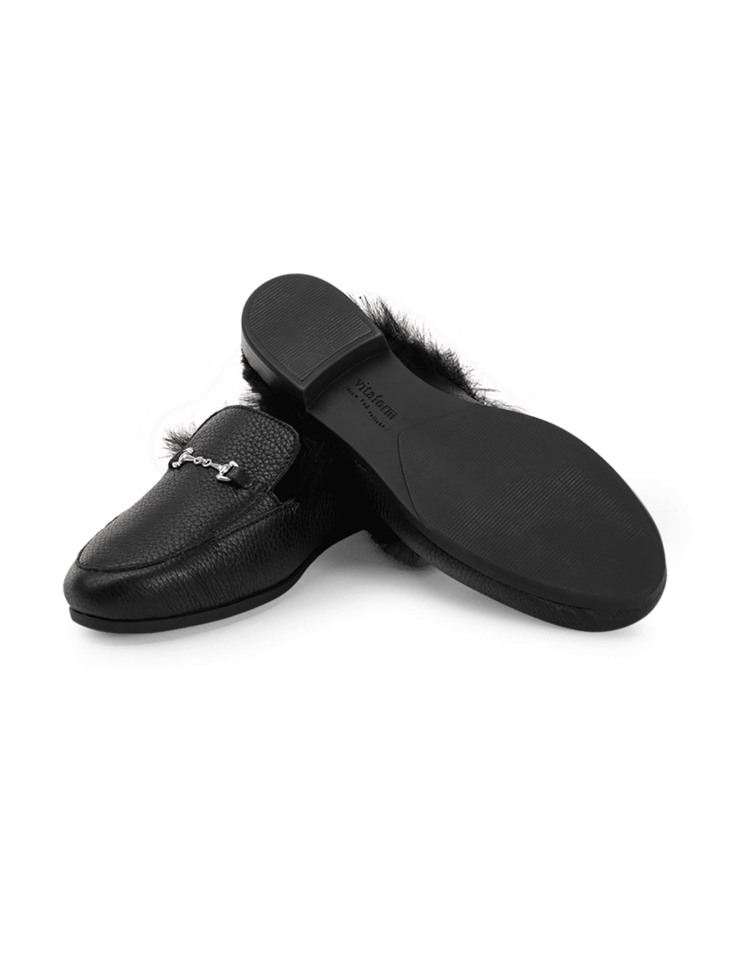 VITAFORM Mules in Black