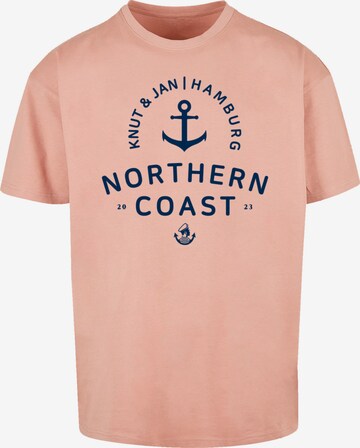 F4NT4STIC Shirt in Oranje: voorkant