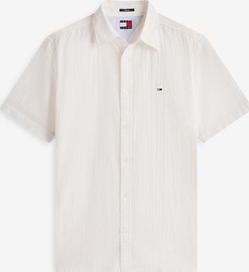 Tommy Jeans Regular fit Srajca | bela barva: sprednja stran