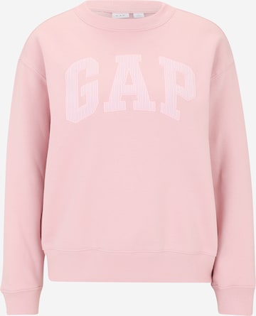 Gap Petite Свитшот 'HERITAGE' в Ярко-розовый: спереди