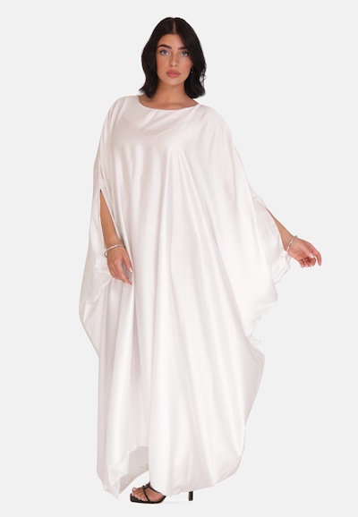 Elara Robe en blanc, Vue avec produit