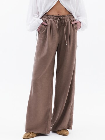 OXXO Wide Leg Hose in Grau: Vorderseite