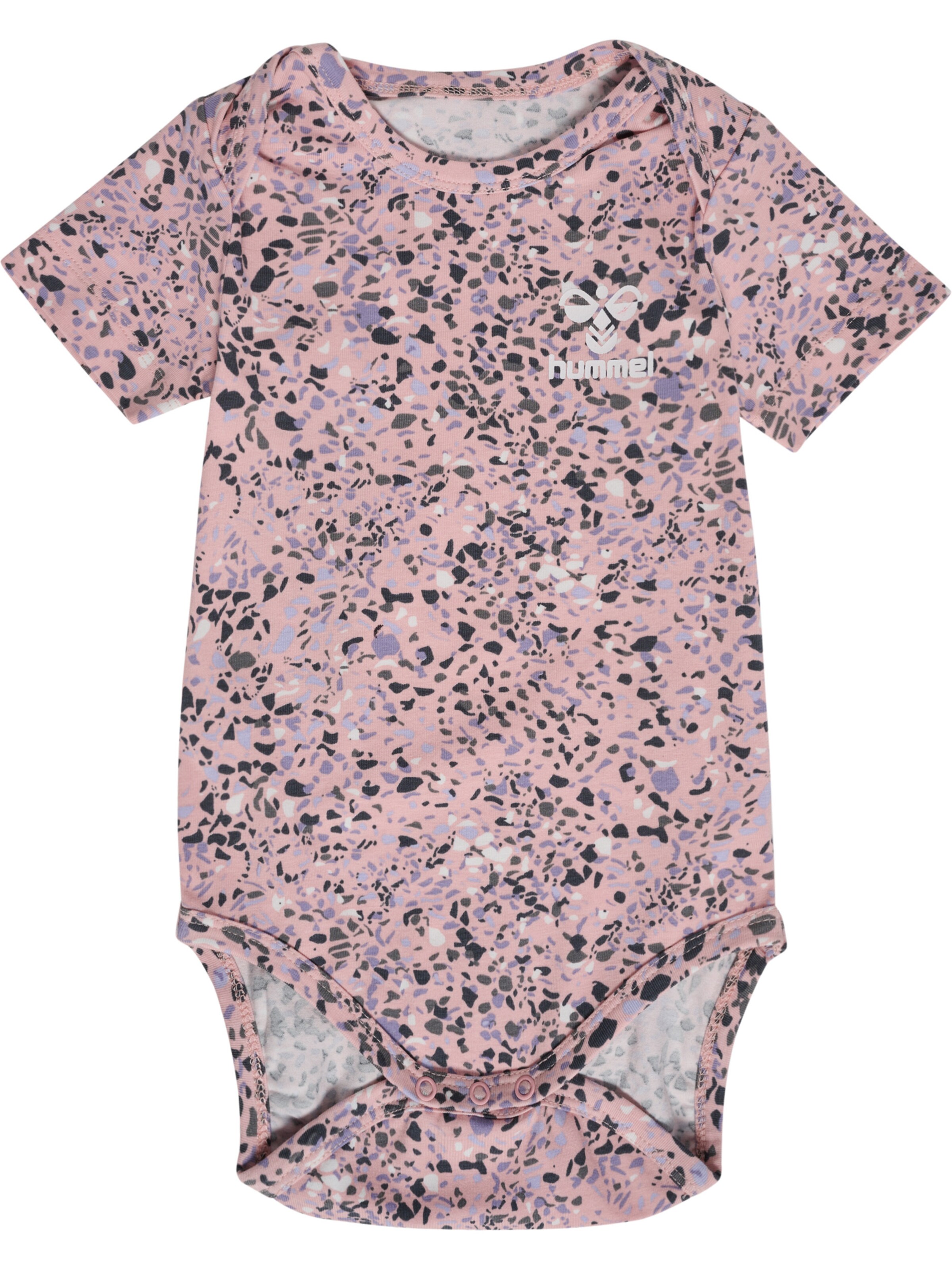 Hummel Strampler/Body in Pink: Vorderseite