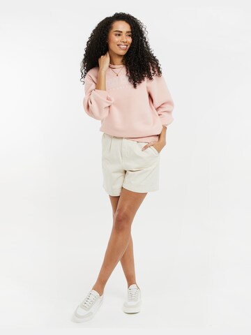 Threadbare Sweatshirt 'West Coast' in Pink