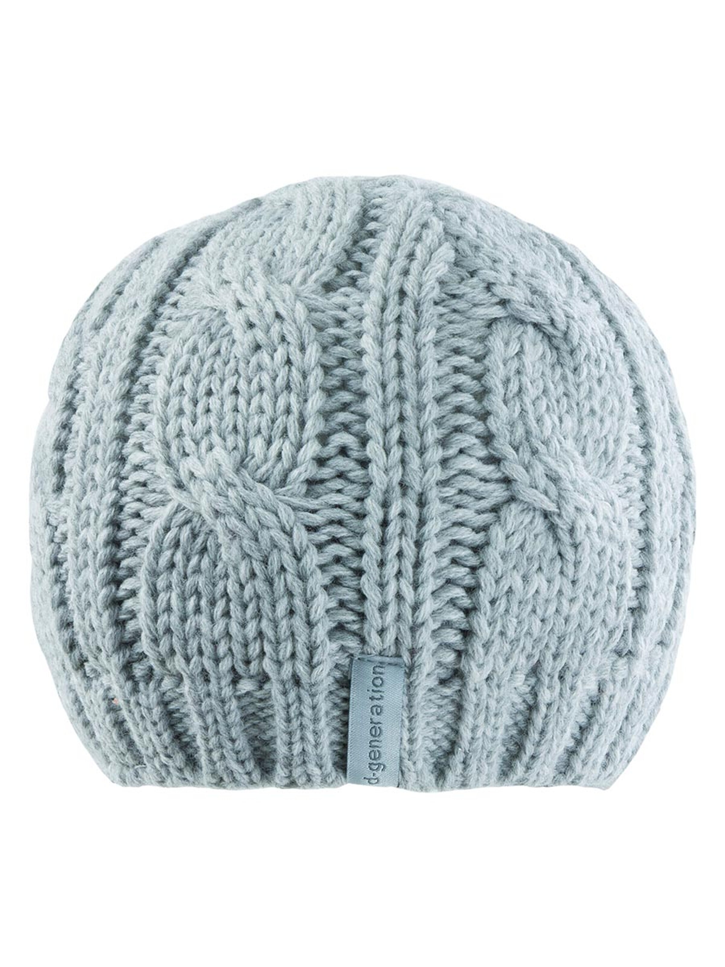 DÖLL Beanie 'Topfmütze Strick' in Grey