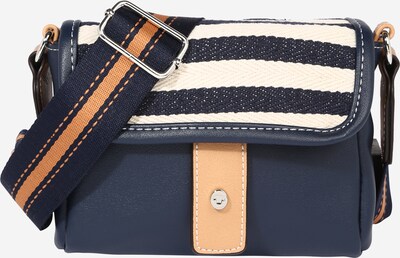 TOM TAILOR Taška cez rameno 'Gina' - námornícka modrá / biela, Produkt