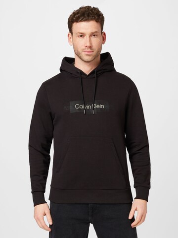 Calvin Klein - Sudadera en negro: frente