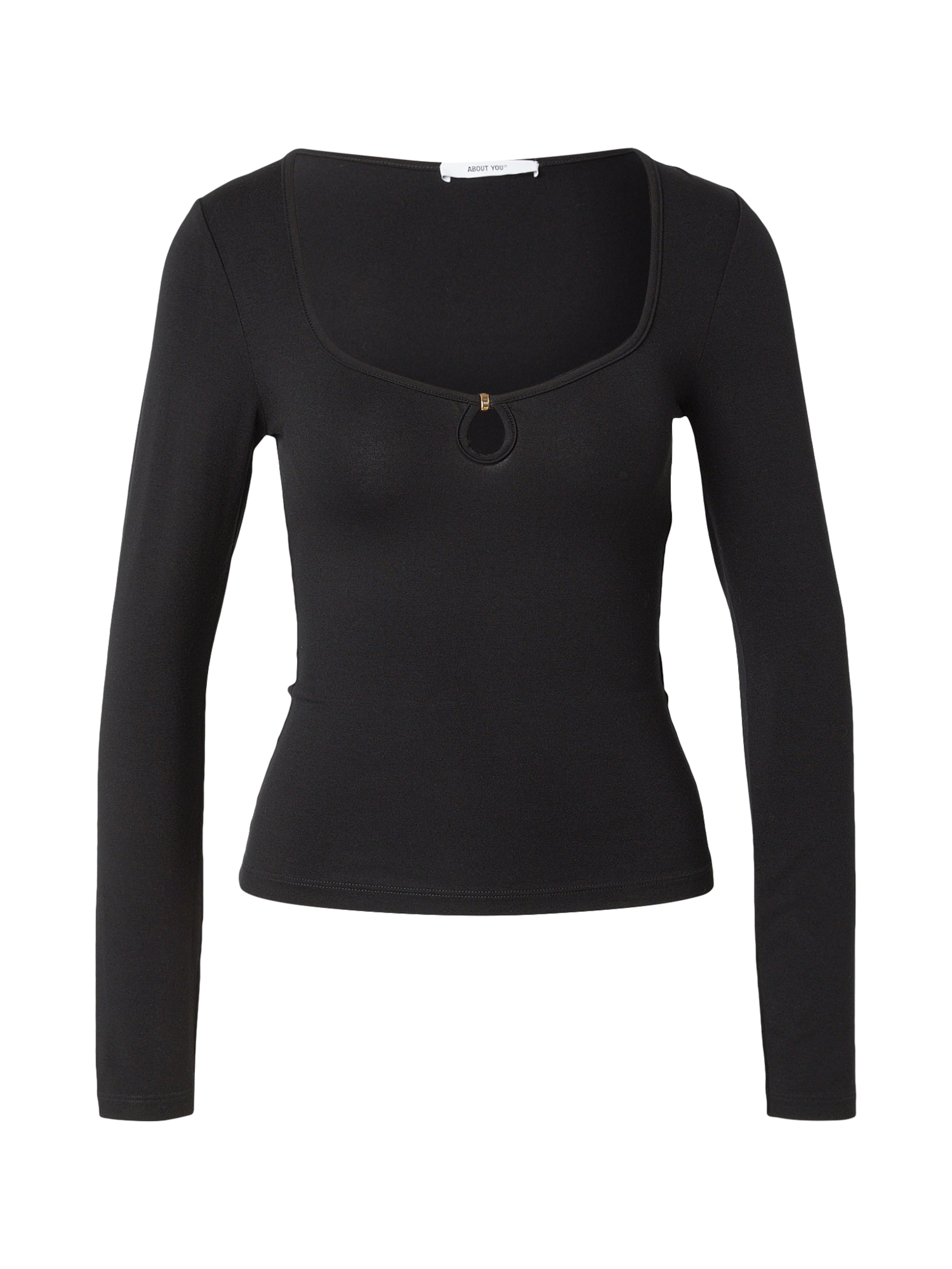 ABOUT YOU Tričko 'Emmy ' - Čierna: predná strana