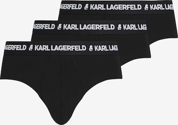 Karl Lagerfeld Alushousut värissä musta: etupuoli