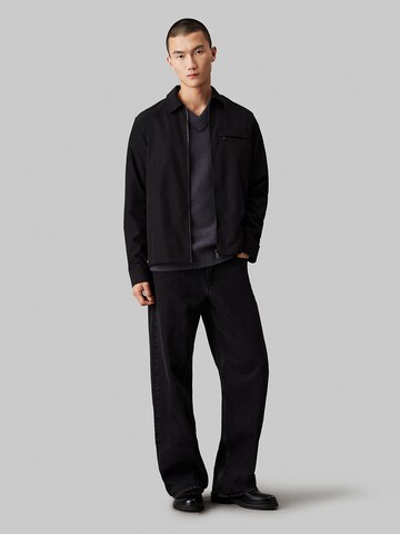 Calvin Klein Jeans Loosefit Jeans in Schwarz