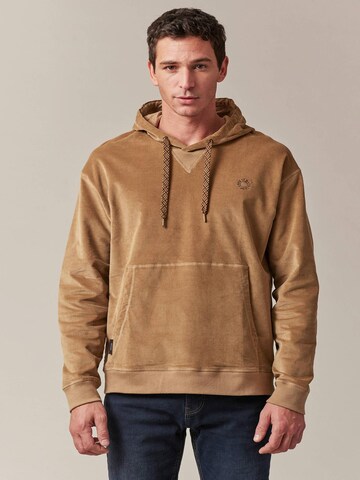 Sweat-shirt 'Duroy' Deeluxe en beige : devant