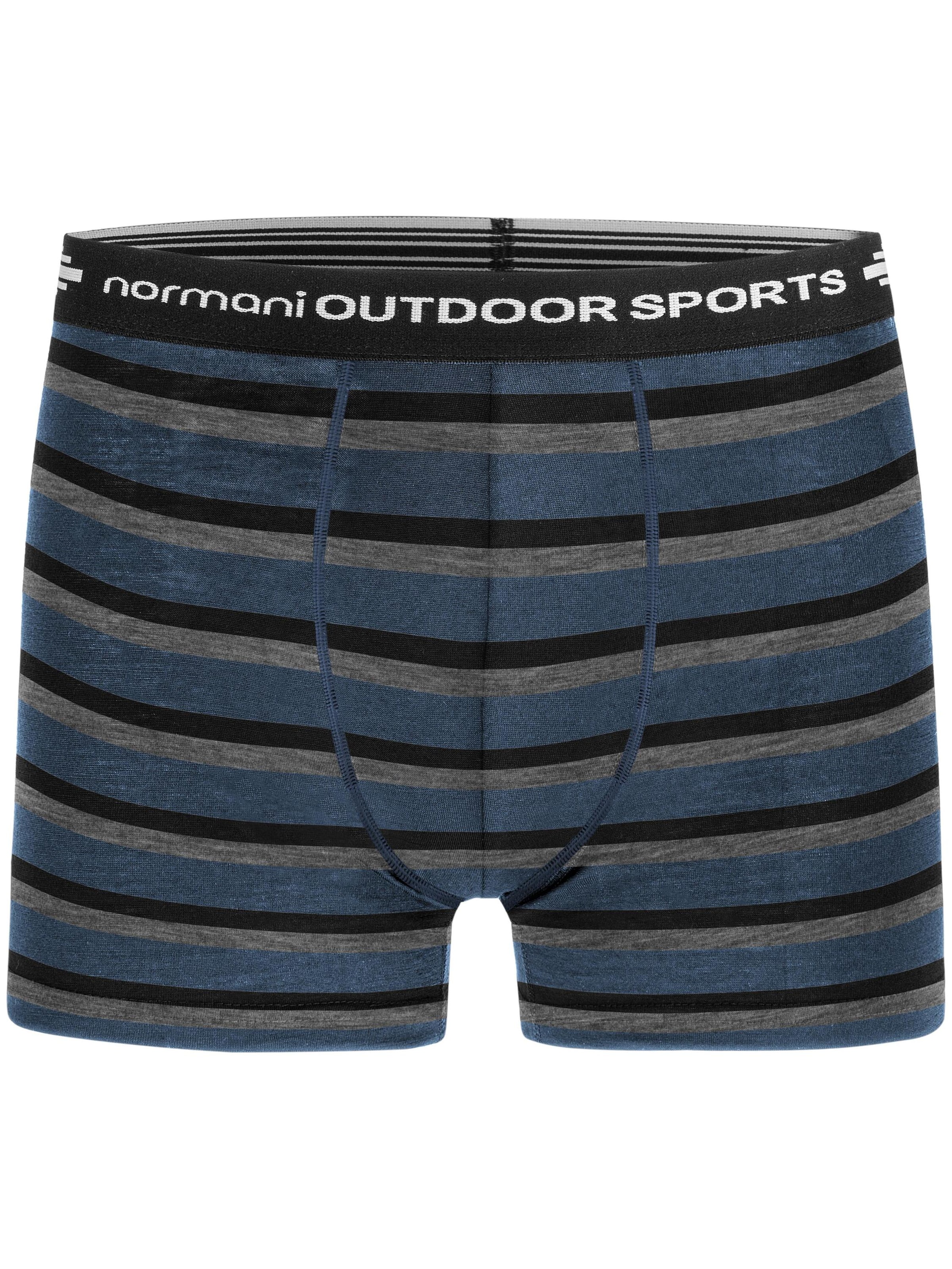 normani Sportondergoed 'Adelaide' in de kleur Navy / Grijs / Zwart, Productweergave