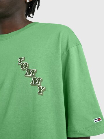 Tommy Jeans - Camiseta en verde