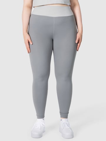 Smilodox Skinny Leggings 'Advanced Laurie' in Grey: front