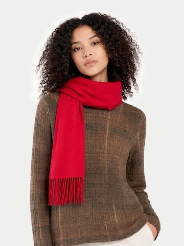 GOBI Cashmere Halsduk 'Unisex Cashmere Fringed Scarf' i rosa: framsida