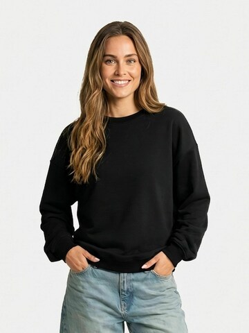 It's May Sweater ' Basic ' in Schwarz: Vorderseite