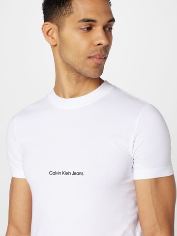 T-Shirt Calvin Klein Jeans en blanc