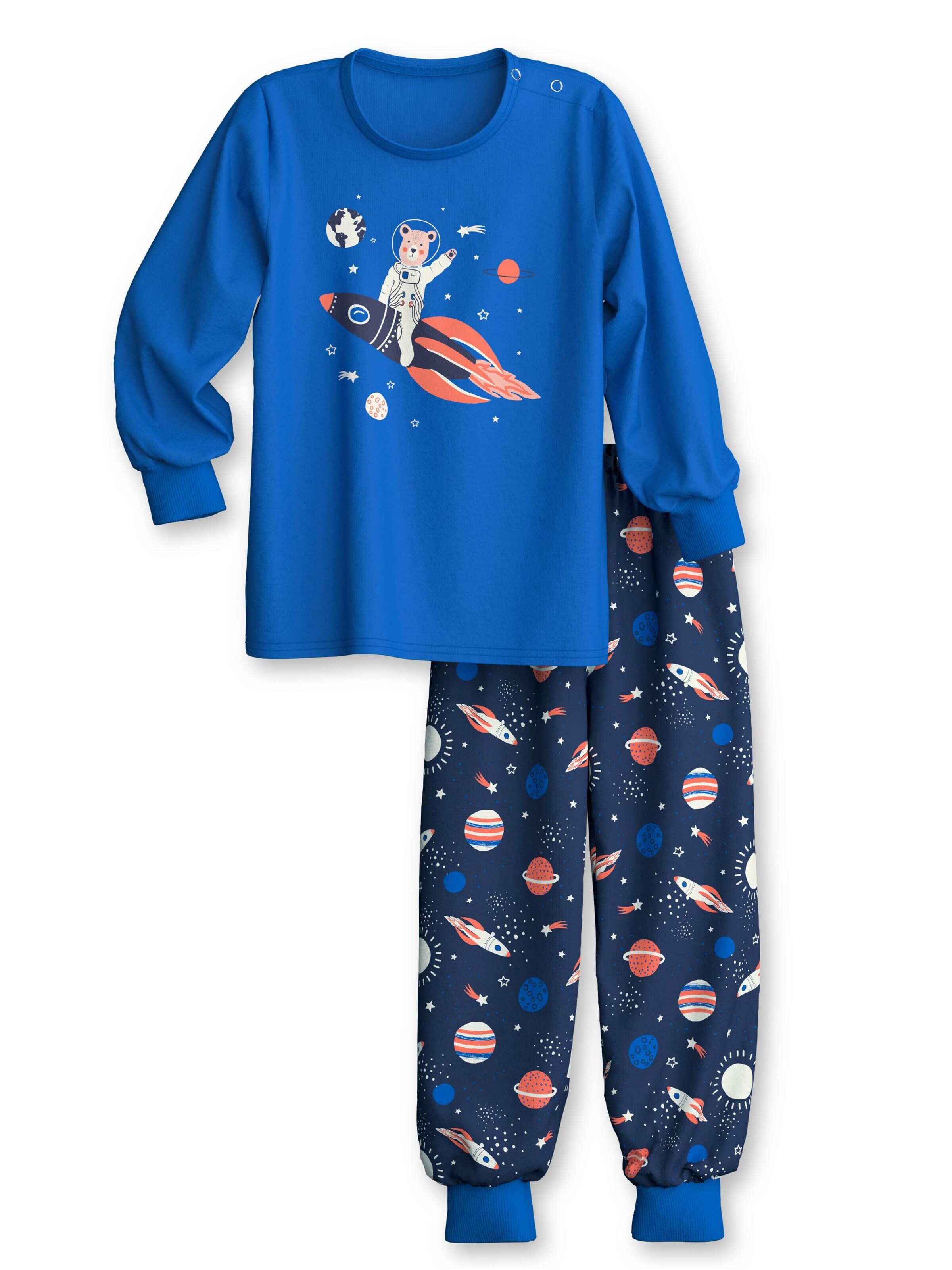 CALIDA Pajamas 'Toddlers Space' in Blue