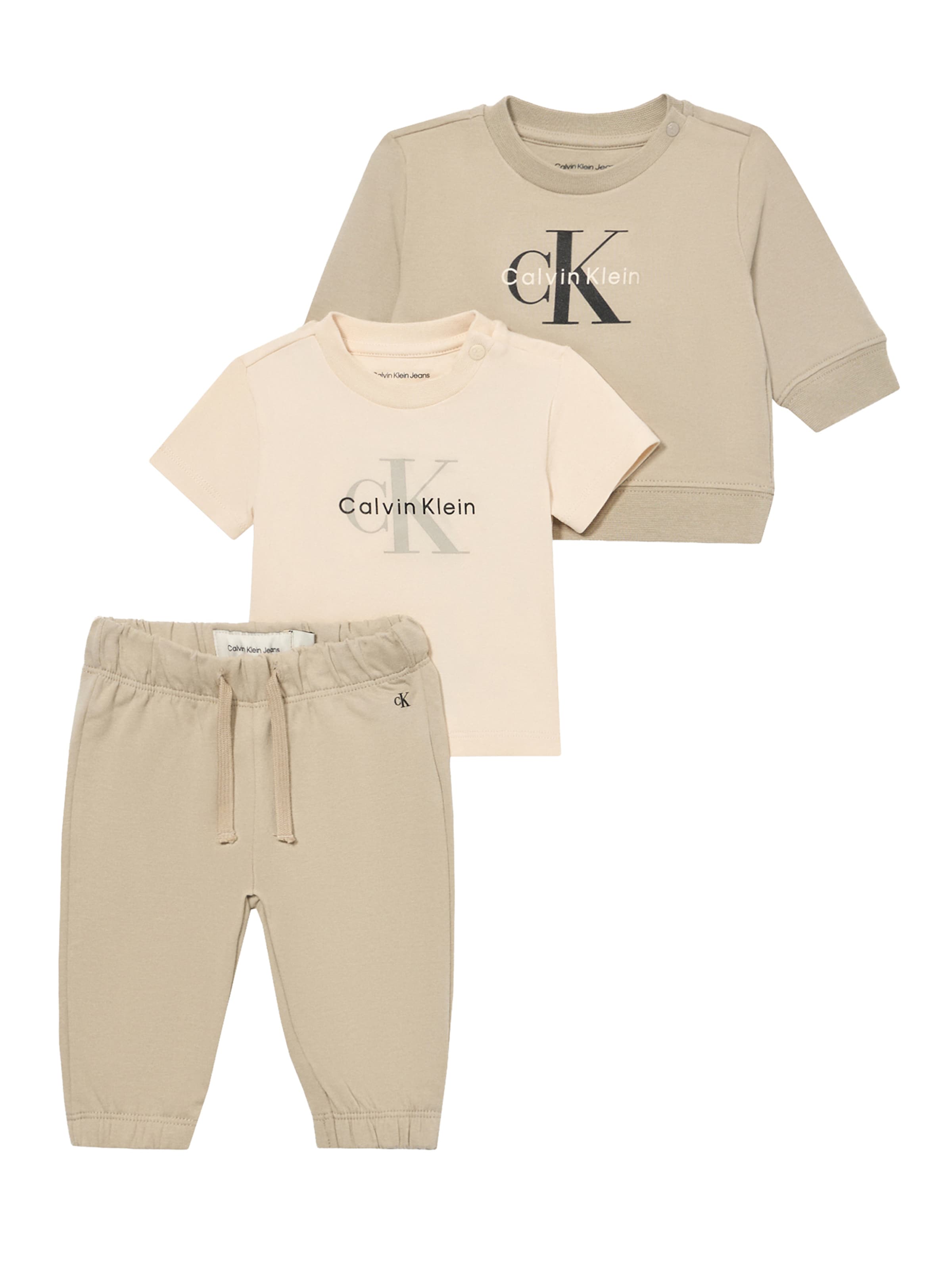 Calvin Klein Jeans Σετ σε γκρι: μπροστά