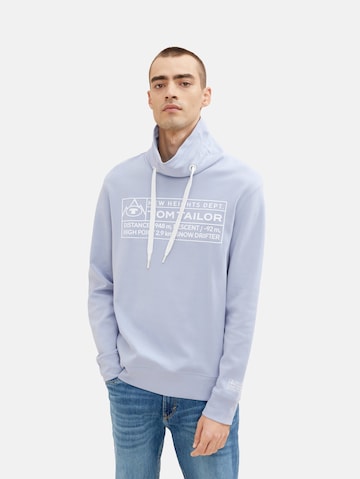 TOM TAILOR Sweatshirt in Blau