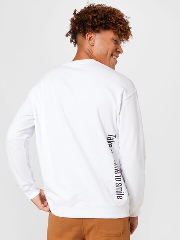 UNITED COLORS OF BENETTON Sweatshirt in White