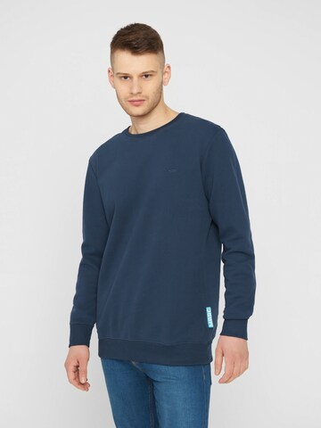 MBRC the ocean Sweatshirt 'Impact' in Blue: front