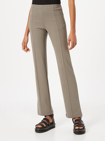 Regular Pantalon 'Sally' WEEKDAY en marron : devant