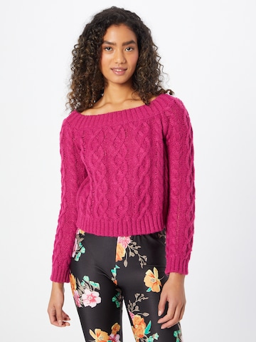 Noisy may - Pullover 'MARTA' em roxo: frente