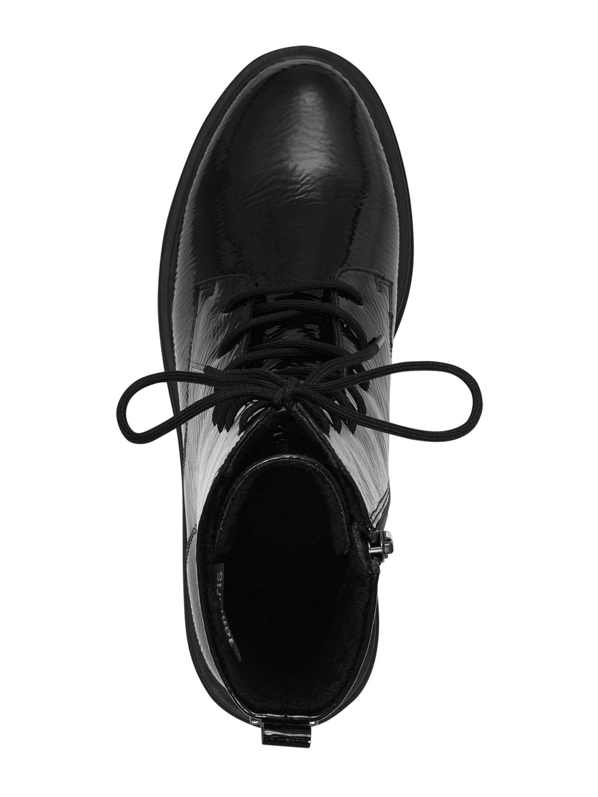 Stivaletto stringato di Tamaris in nero