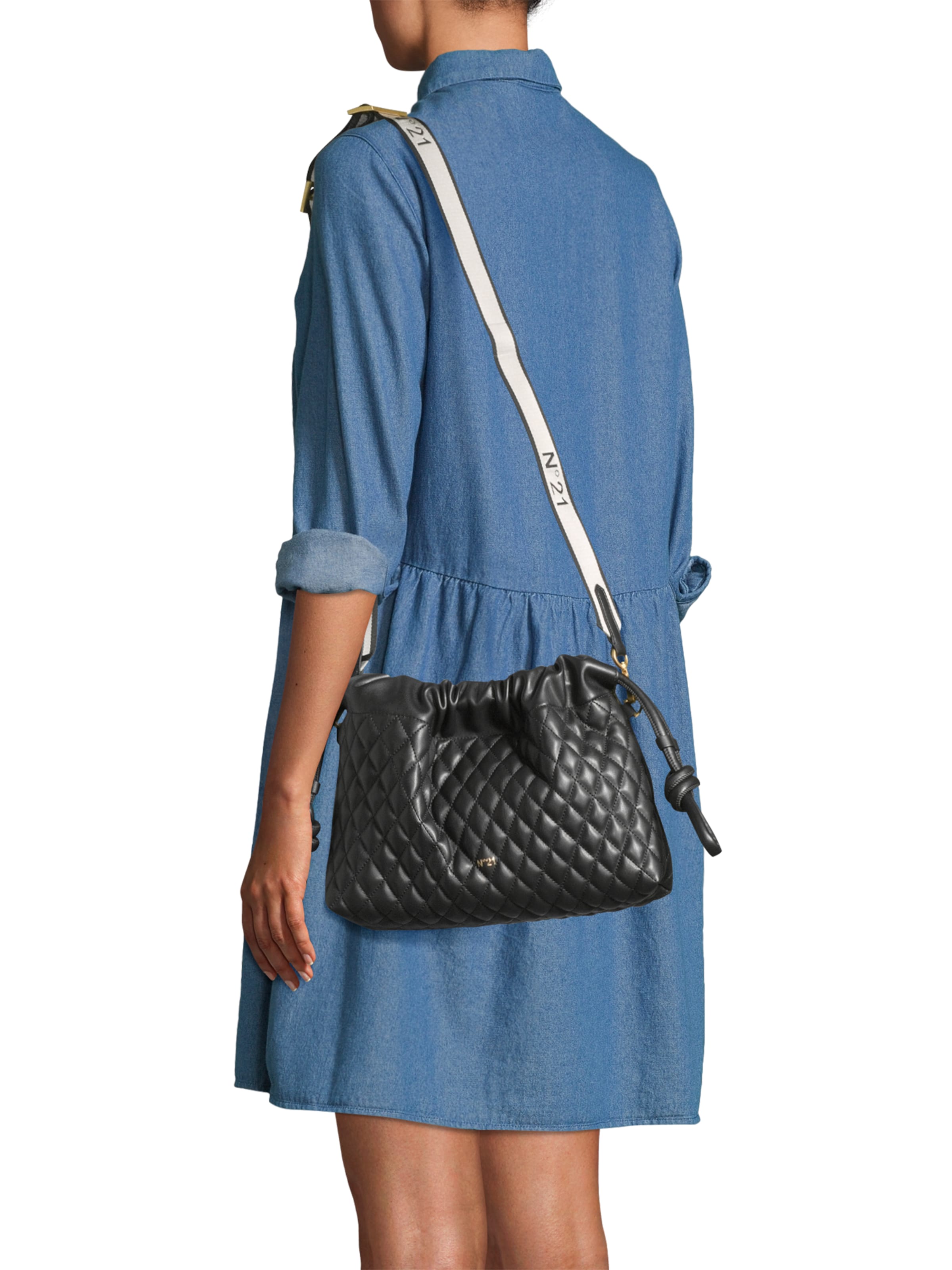 N°21 Handtas 'Eva' in Zwart