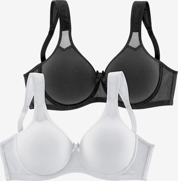 Invisible Soutien-gorge PETITE FLEUR en noir : devant