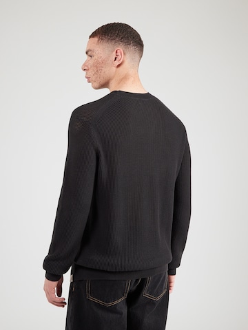 Calvin Klein Jeans Pulóver - fekete: hátul