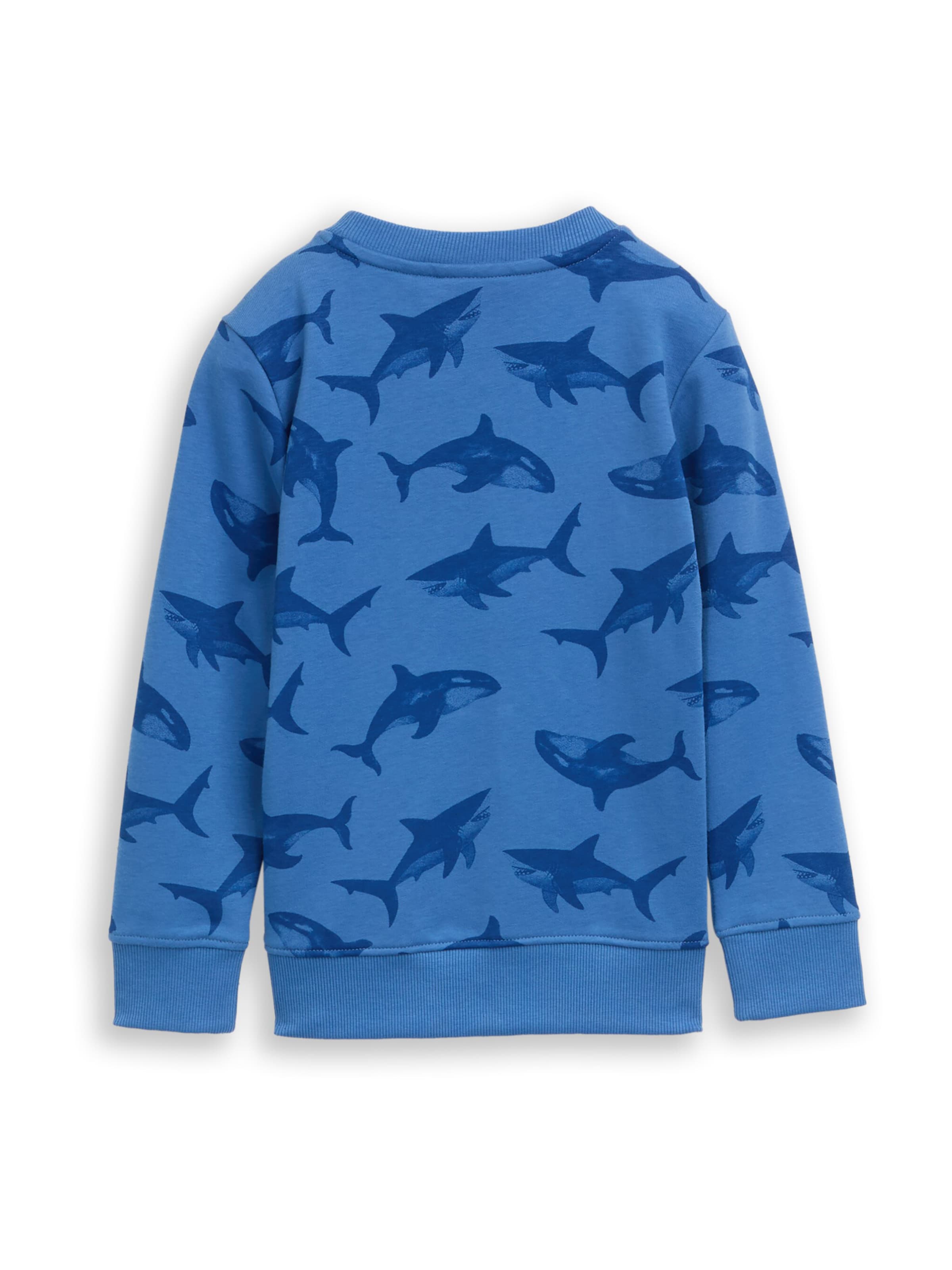 TOM TAILOR Sweatshirt in Blue