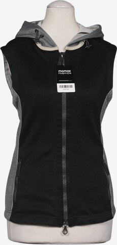 Frauenschuh Kapuzenpullover XS in Schwarz: Vorderseite